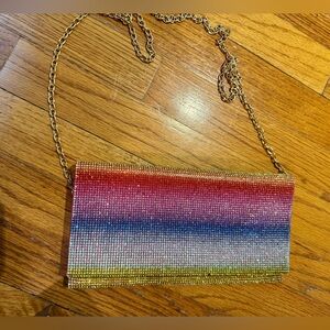 Rainbow stone bag - so fun and cute